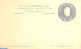 Argentina 1896 Reply Paid Postcard 6/6c, Unused Postal Stationary - Lettres & Documents