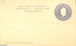 Argentina 1896 Postcard 6c, Unused Postal Stationary - Briefe U. Dokumente