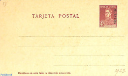 Argentina 1923 Postcard 4c, MUESTRA, Unused Postal Stationary - Covers & Documents