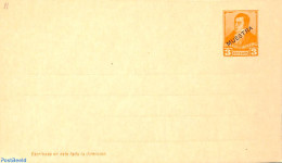 Argentina 1892 Postcard 3c MUESTRA, Unused Postal Stationary - Brieven En Documenten