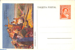 Argentina 1936 Illustrated Postcard 10c MUESTRA, Unused Postal Stationary - Storia Postale