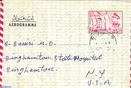 Persia 1963 Aerogramme 8r, Used Postal Stationary - Iran
