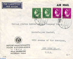 Netherlands 1946 Airmail Letter To USA, Postal History - Lettres & Documents