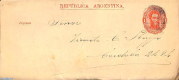 Argentina 1890 Wrapper 1c, Used, Used Postal Stationary - Lettres & Documents