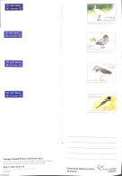 Hong Kong 2000 Illustrated Postcard Set Birds (4 Cards), Unused Postal Stationary, Nature - Birds - Covers & Documents