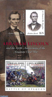 Saint Vincent 2011 Abraham Lincoln S/s, Mint NH, History - Nature - American Presidents - Militarism - Horses - Militares