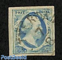Netherlands 1852 5c, Plate 3, ROTTERDAM-C, Used Or CTO - Usati