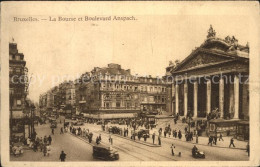 72466129 Bruxelles Bruessel La Bourse Et Boulevard Anspach Bruessel - Autres & Non Classés