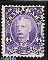 Malaysia 1895 6c, Sarawak, Stamp Out Of Set, Unused (hinged) - Autres & Non Classés