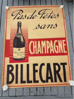 Champagne Billecart Affiche Format : 64.5 X 50 Cm - Affiches