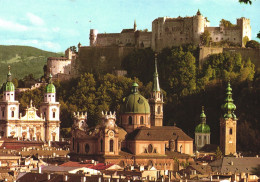 SALZBURG, CASTLE, ARCHITECTURE, TOWER, CHURCH, AUSTRIA, POSTCARD - Salzburg Stadt