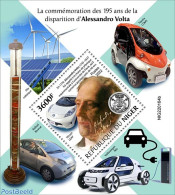 Niger 2022 195th Memorial Anniversary Of Alessandro Volta, Mint NH, Science - Transport - Automobiles - Voitures