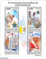 Niger 2023 Pope Francis, Mint NH, Religion - Pope - Päpste