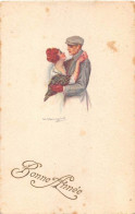 ILLUSTRATEUR - BOMPARD - COUPLE - BAISER - FANTAISIE "BONNE ANNEE" - SERIE 448M-2 - Bompard, S.