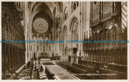 R123775 The Choir W. Durham Cathedral. Valentine. No 17715. RP - World