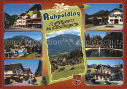 72464928 Ruhpolding Freibad Fliegeraufnahme Ortspartien Ruhpolding - Ruhpolding