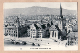 6825 / ⭐ ZÜRICH Vom GROSSMÜNSTER Aus 1910s Litho BURGY N° 1820 Suisse Switzerland Schweiz Zwitserland - Autres & Non Classés