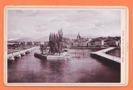 6798 / ⭐ ♥️  Schweiz GE GENEVE île J.J ROUSEAU Et Les ALPES 1900 Photographie 16,5x10 RÖMMLER U JONAS Dresden 3099 - Sonstige & Ohne Zuordnung