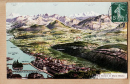 6771 / ⭐ Switzerland GENEVE La Savoie Et Mont Blanc 1908 à René HULOT Rue St Jacques Chateau-Renault-PHOTOTYPIE Co 954 - Andere & Zonder Classificatie