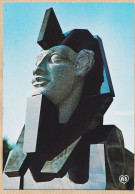 6752 / ⭐ LACROUZETTE Sculpture Granitier Jean CROS Le SPHINX Granit Noir Pour Exposition CASTRES 1970 APA-POUX - Autres & Non Classés