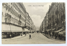 CPA - 69.Lyon. Rue De La République - Sonstige & Ohne Zuordnung