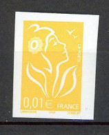 BH-18 Belle Variété Marianne De Lamouche N° 3731 ** NON DENTELE. A Saisir !!! - Unused Stamps