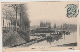 NEVERS (58 - Nièvre) Port De La Jonction - Péniches - Ed. B.F. N° 24 - Timbrée 1905 - Hausboote