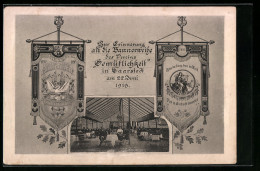 AK Taarstedt, Bannerweihe Des Vereins Gemütlichkeit Am 22. Juni 1913  - Autres & Non Classés