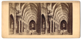 Stereo-Fotografie Unbekannter Fotograf, Ansicht Köln A. Rh., Innenansicht Des Kölner Dom  - Fotos Estereoscópicas