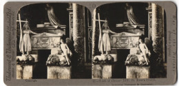 Stereo-Foto Underwood & Underwood, London, Ansicht Rom, Tomb Of Clement XIII, St. Peter`s Church  - Stereoscoop