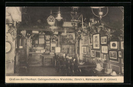 AK Zürich, Gasthaus Gebirgsschenke Z. Wurzhütte, Mühlegasse 16  - Other & Unclassified