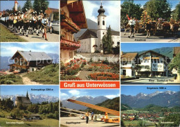 72463821 Unterwoessen Hotel Zur Post Almabtrieb Trachtenzug Unterwoessen - Autres & Non Classés
