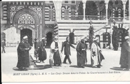 MONT LIBAN - Les Chefs Druzes Dans Le Palais Du Gouvernement à Beit-Eddin - Syrië