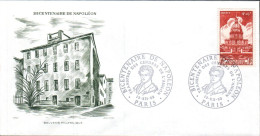 BICENTENAIRE NAPOLEON - TRANSFERT DES CENDRES DE L'AIGLON PARIS1969 - Commemorative Postmarks