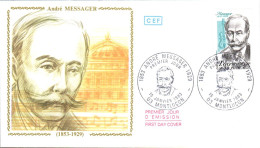 FDC 1983 ANDRE MESSAGER - 1980-1989