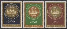 Portugal 1964 - Yt 938/40 **  100 Aniv. Del Banco Nacional De Ultramar. - Ongebruikt