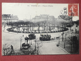 Cartolina - Francia - Paris - Place D'Italia - 1907 - Unclassified