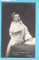 19763 / ⭐ Carte-Photo 1900s Série ENFANT De COEUR VI - Aussi était-il Maigre Comme Une SARDINE - A.N PARIS - Sonstige & Ohne Zuordnung