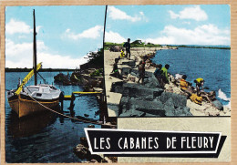 19641 / ⭐ Peu Commun LES CABANES De FLEURY Aude Reflets Du Pays Digue Voilier 1960s Photo CAUJOLLE 3065 - Autres & Non Classés