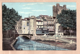 19512 / ⭐ Aqua-Photo LEOPOLD VERGER 2277- NARBONNE Pont Canal Café De Paris Photographe SALLIM 1910s Aude - Narbonne