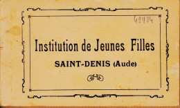 19720 / ⭐ ♥️ Rare SAINT-DENIS St Aude Institution De Jeunes Filles Carnet 8 CPA ( Toutes Scannées) 1910s - Andere & Zonder Classificatie