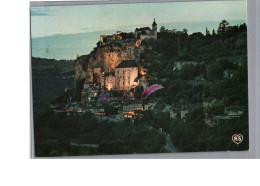 ROCAMADOUR 46 - Vue Générale Vue De Nuit 1989 - Rocamadour