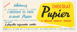 Buvard 20.9 X 8.9 Chocolat PUPIER Images Pour L'album Amérique Du Nord - Cocoa & Chocolat