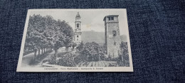 CARTOLINA FROSSASCO- TORRE MEDIOEVALE- CAMPANILE S.DONATO- PERIODO REGNO FORMATO PICCOLO NON VIAGGIATA - Andere Monumenten & Gebouwen