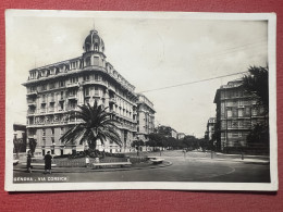 Cartolina - Genova - Via Corsica - 1939 - Genova