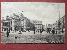 Cartolina - Austria - Wien - K. K. Hofoper - 1908 - Unclassified