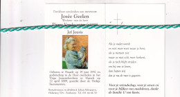 Josée Geelen-Vandecauter-Jeuris, Hasselt 1931, 2009. Foto Kat - Obituary Notices