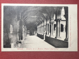 Cartolina - Vercelli - Chiostro Di S. Andrea ( Museo Lapidano ) - 1900 Ca. - Vercelli