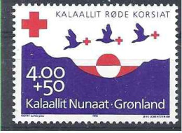 1993 Danemark-GROENLAND 224+ 225** Croix -rouge+ Scoutisme - Ungebraucht