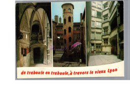 LYON 69 - Le Vieux Lyon Hôtel Du Gouvernement Ru St Jean La Tour Ronde Rue Du Bœuf  La Route De Saint Jean Carte Vierge - Autres & Non Classés